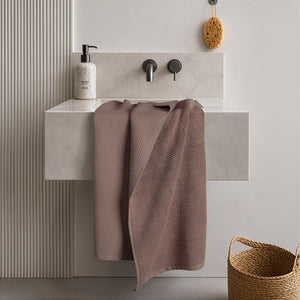 NOLA 2-Pack Turkish Cotton Bath Towels – 600 GSM Luxury Waffle Towels