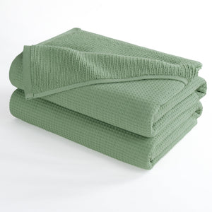 NOLA 2-Pack Turkish Cotton Bath Towels – 600 GSM Luxury Waffle Towels