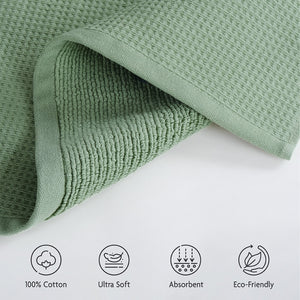 NOLA 2-Pack Turkish Cotton Bath Towels – 600 GSM Luxury Waffle Towels