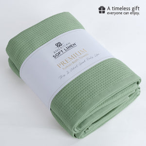 NOLA 2-Pack Turkish Cotton Bath Towels – 600 GSM Luxury Waffle Towels
