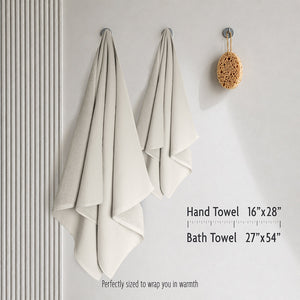 NOLA 6-Piece Turkish Towel Set – 600 GSM Turkish Cotton Waffle Towels