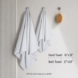 NOLA 6-Piece Turkish Towel Set – 600 GSM Turkish Cotton Waffle Towels