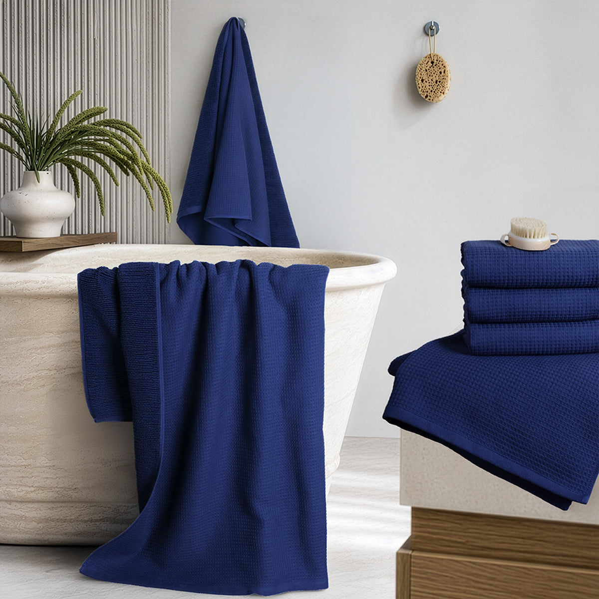 NOLA 6-Piece Turkish Towel Set – 600 GSM 100% Turkish Cotton Wholesale Case Pack of 10