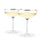 Copper-rim-crystal-coupe-set-by-twine®-Cocktail-Glasses