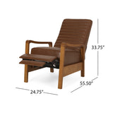Mid-Century Modern Manual Club Recliner