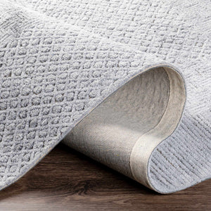 Boxholm Gray Hand Tufted Wool-Blend Rug - Clearance