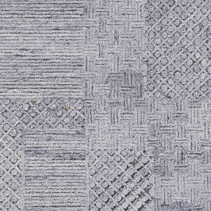 Boxholm Gray Hand Tufted Wool-Blend Rug - Clearance