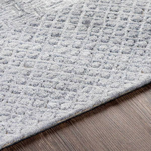 Boxholm Gray Hand Tufted Wool-Blend Rug - Clearance