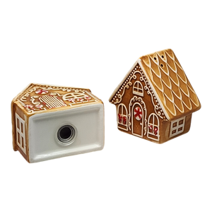 Ceramic Gingerbread House - Salt and Pepper Set