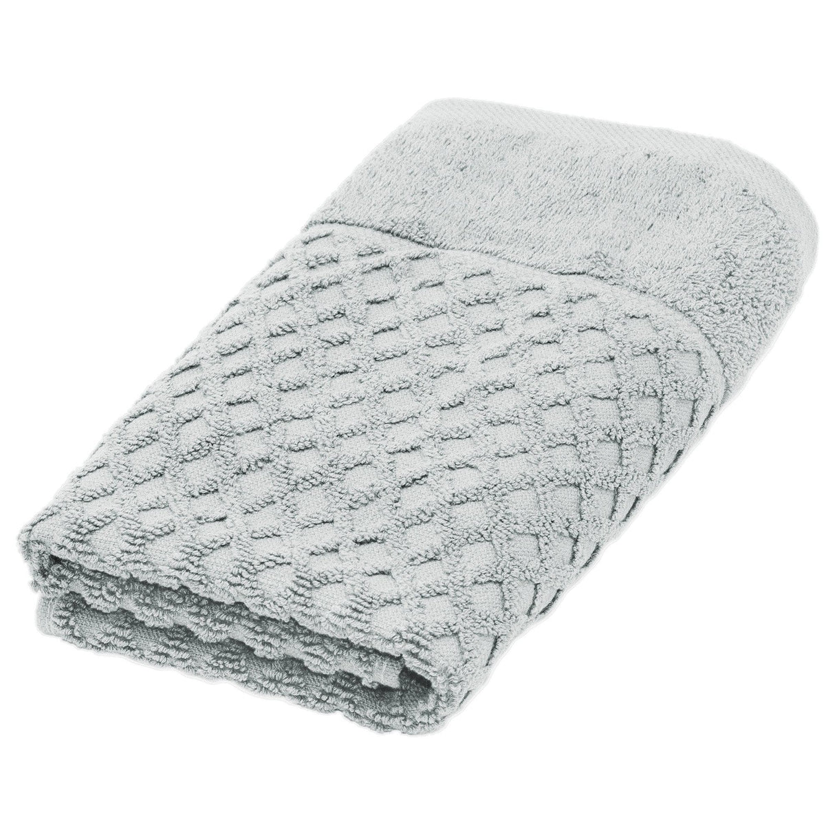 Cotton diamond waffle weave bath towel set - grayson collection