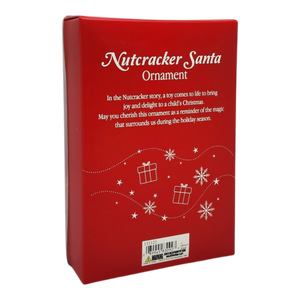 Santa Nutcracker Ornament