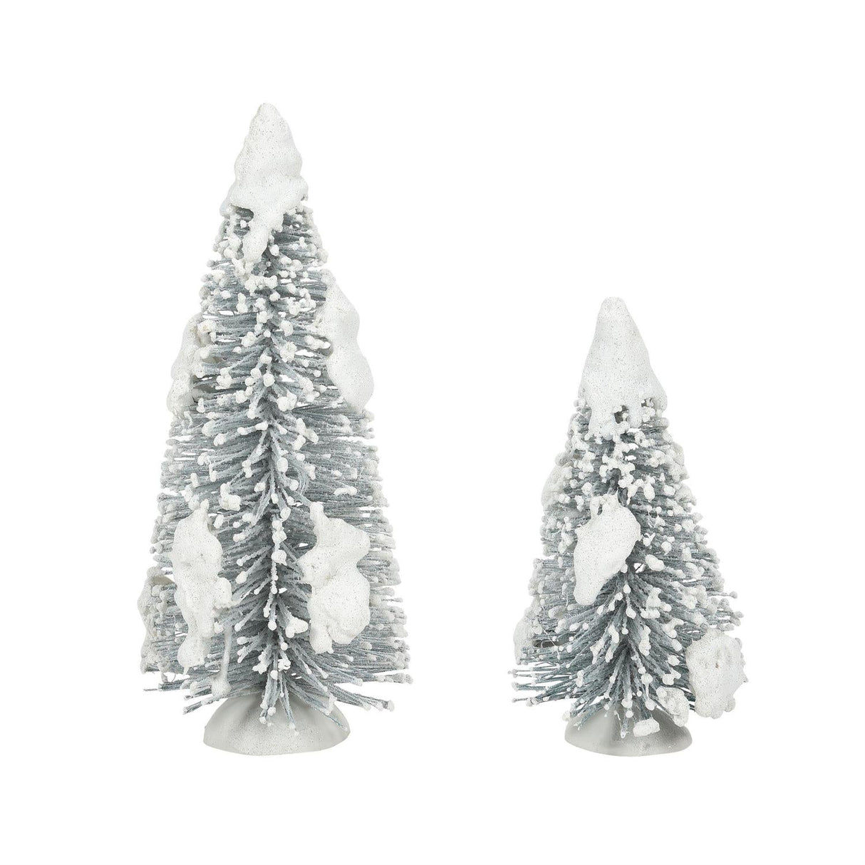 Snow Laden Tree - Set of 2