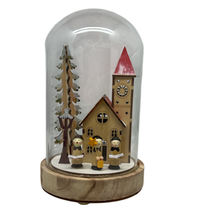 Illuminated Winter Village Domes -