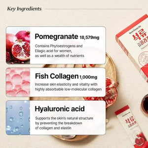 Pomegranate The Collagen Jelly Bundle 14 Sticks x 3 Boxes