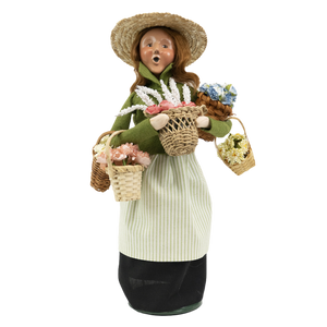 Byers' Choice Flower Vendor 2024 -
