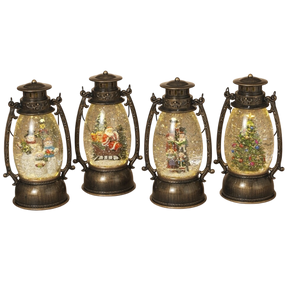 Holiday Lantern Snowglobe -