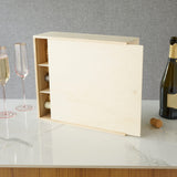 3-bottle wood wine box by twine®