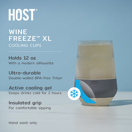 Wine freeze™ xl in gray (set of 2) by host®