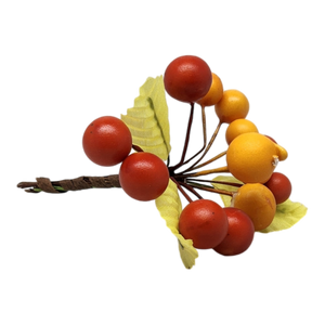 Grape Cluster - 5 Inch - Red and Yellow