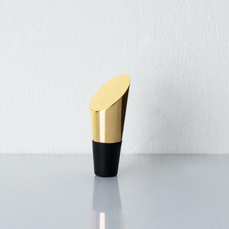 Gold heavyweight bottle stopper by viski®