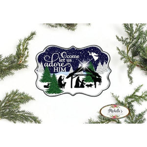 O Come Let Us Adore Him SF2 - Wreath Enhancement