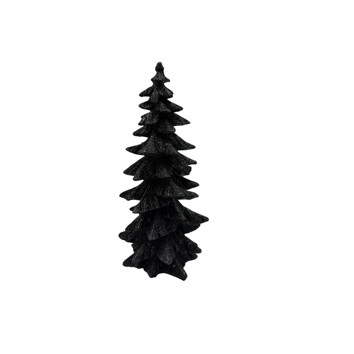 Black Resin Halloween Tree 7 1/4 Inches Tall