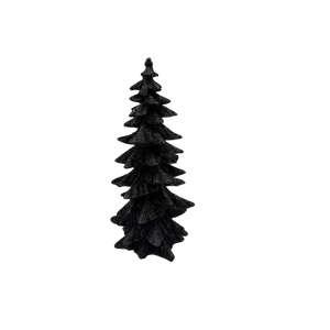 Black Resin Halloween Tree 7 1/4 Inches Tall