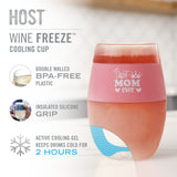 Wine freeze™ in blush "best mom ever" by host