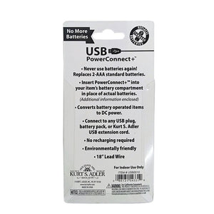 USB PowerConnect+ 2 AAA Converter