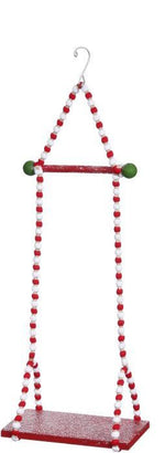 Single Elf Medium Swing - Red And White