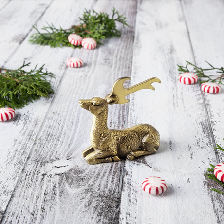 Gilded deer bottle opener by twine®