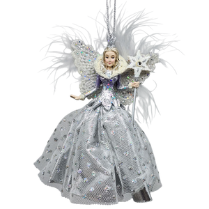 Lavender Snow Queen Ornament -