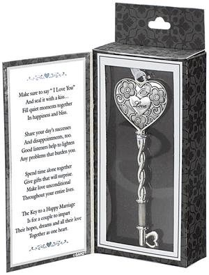 The Key To A Happy Marriage Ornament