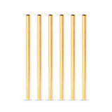 Belmont-stainless-steel-lowball-straws-in-gold-viski®-Bar-&-Beverage-Accessories