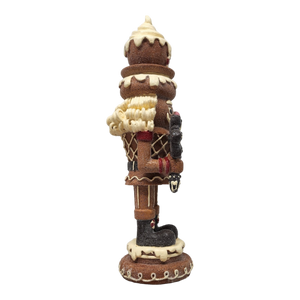 Gingerbread Nutcracker Figurine - Hot Cocoa