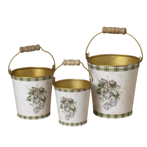Silver Bells Holiday Pail -