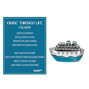 Cruise Through Life Charm - A Nautical Reminder of Resilience