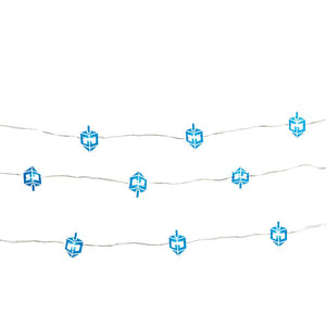 Battery-Operated Hanukkah LED Fairy Light - Dreidel