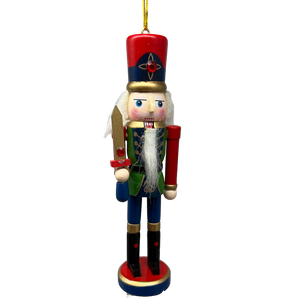 Wooden Nutcracker Ornament - Sword
