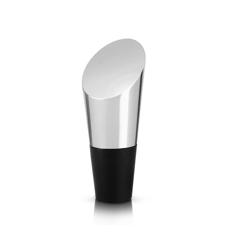 Harrison-heavyweight-bottle-stopper-in-silver-viski®-Bottle-Stoppers-&-Savers