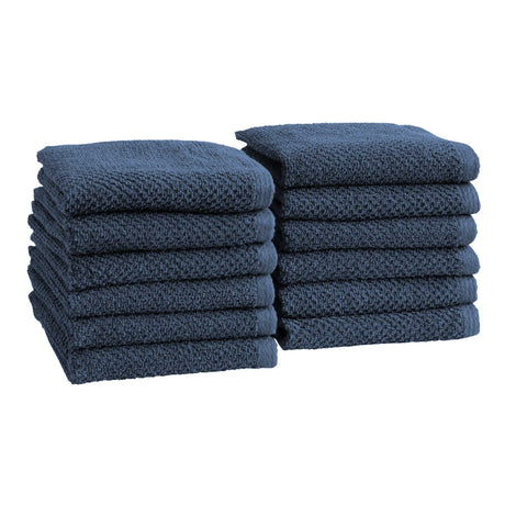 Cotton textured bath towel set - acacia collection