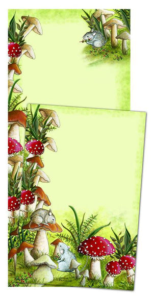 Deluxe List Pad Gift Set - Mushrooms and Mice