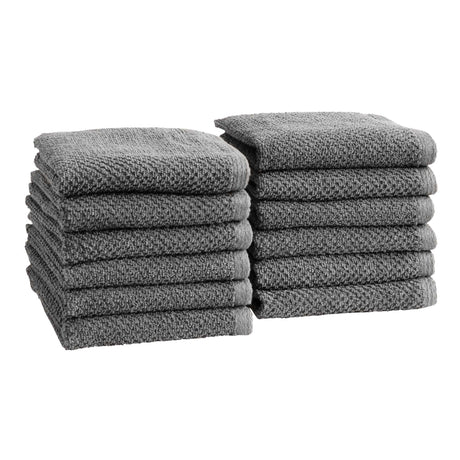Cotton textured bath towel set - acacia collection