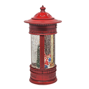 Magical Snowman WaterGlobe Vintage Mailbox