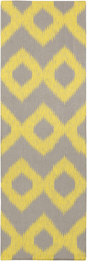 Oradell Yellow Ikat Wool Rug - Clearance