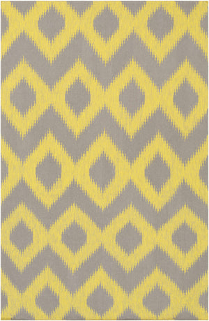 Oradell Yellow Ikat Wool Rug - Clearance