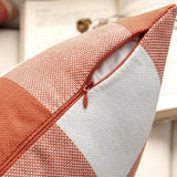 Pack of 1 buffalo-check throw pillow (cover and insert) size 18"x18 with 450g insert