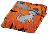 Happy Halloween Microplush Throw Blanket (50 X 60 Inch) - Pumpkins