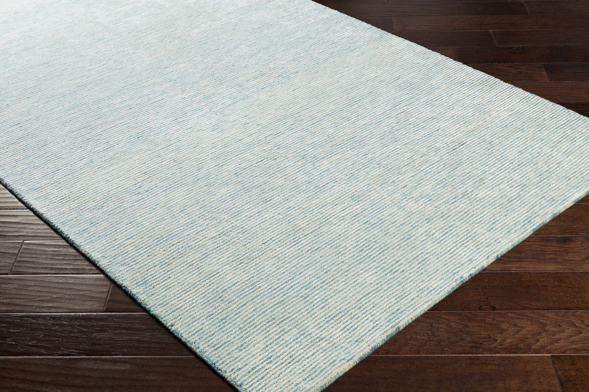 Orcas Hand Tufted Wool-Blend Rug - Ice Blue