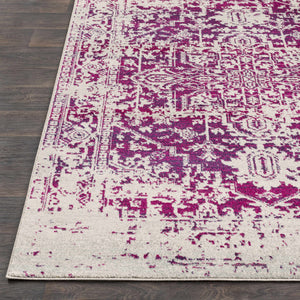 Rachel Burgundy Area Rug - Clearance